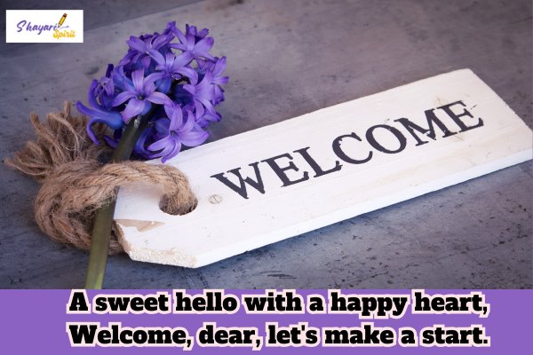Welcome Shayari in English 2 Line no 19