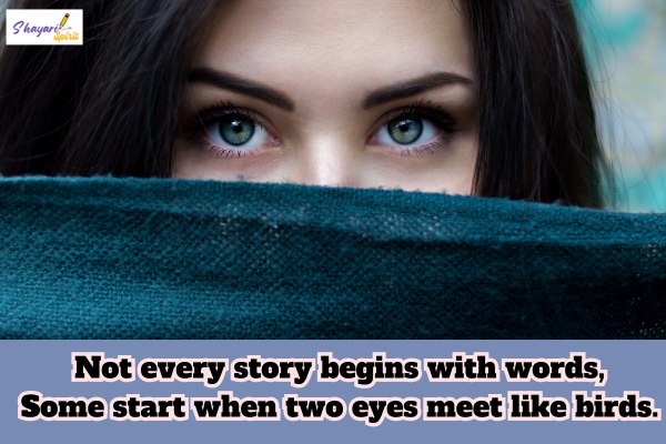 Love Eyes Shayari in English