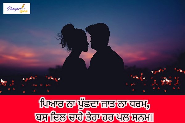 Love Shayari in Punjabi 2 Lines