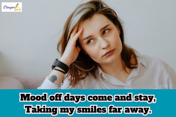Mood off shayari