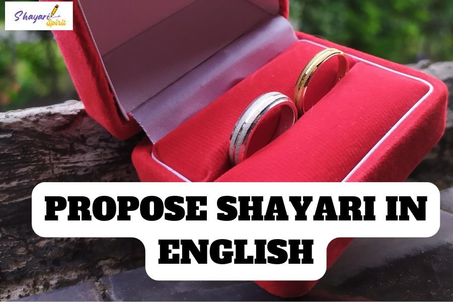 Propose Shayari in English
