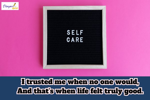 Self love Shayari in English