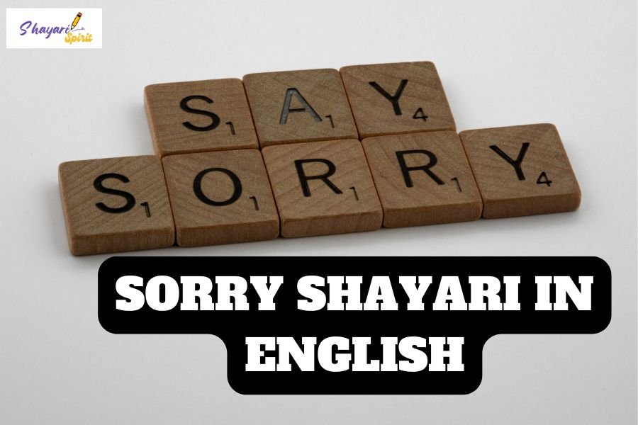 Sorry shayari in english