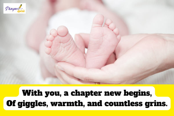 2-line New Born Baby Shayari