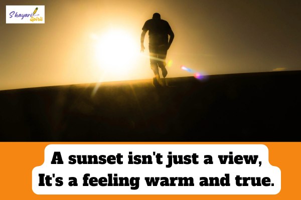 Beautiful Sunset Shayari