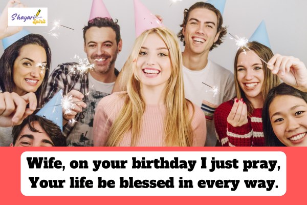 Birthday shayari for wife