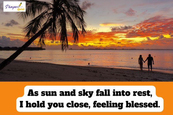 Romantic Sunset Shayari