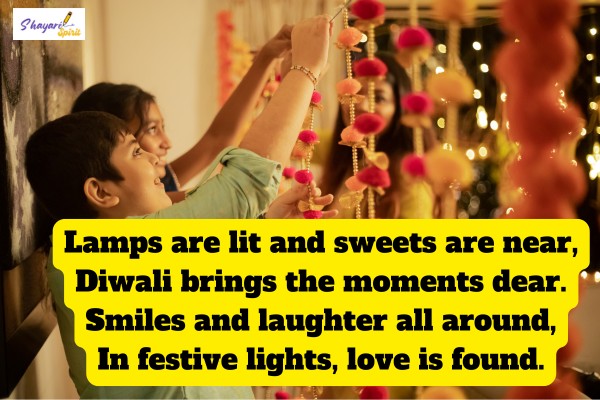 diwali shayari in English