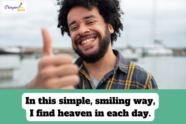 Happy life smile shayari
