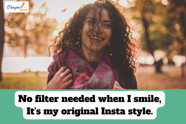 Smile shayari in english for instagram